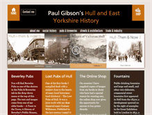 Tablet Screenshot of paul-gibson.com